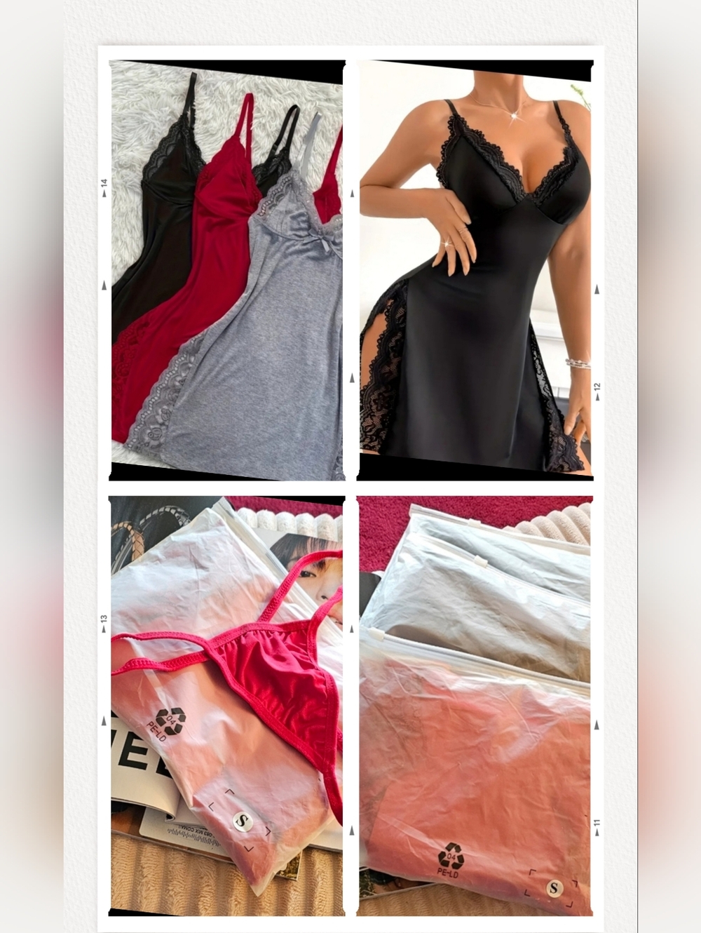 6 Pieces - 1 Price!🖤🩶❤️
